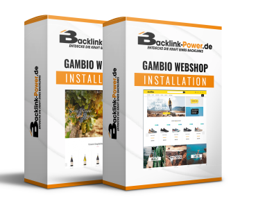 Gambio Webshop Installation